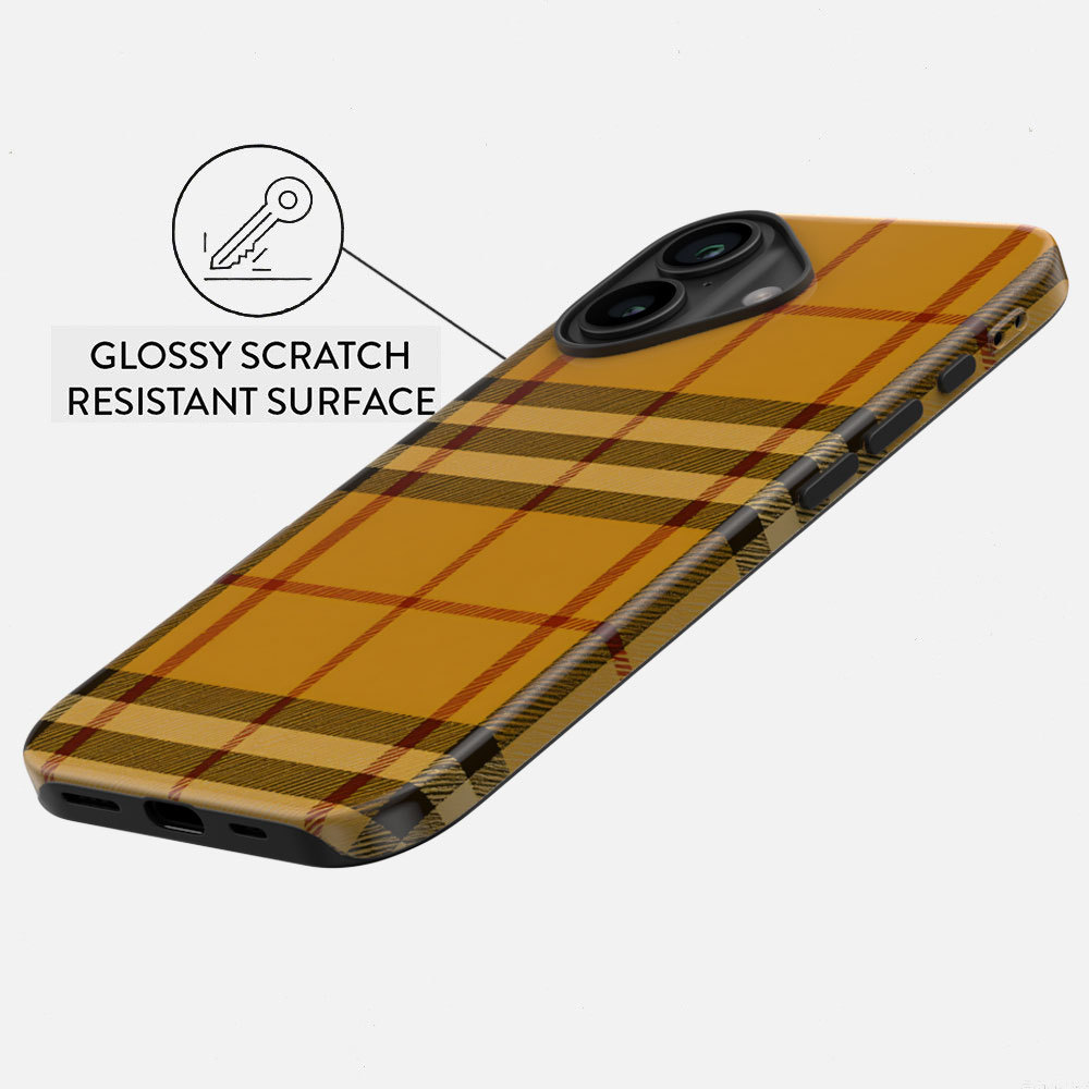 Magnetik Casing Cocok Untuk IPhone 17 16 15 14 13 12 11 Pro Max Air Plus Mini Case Burberry Tartan I