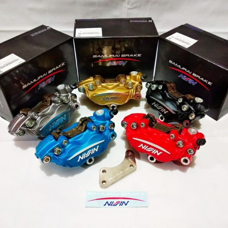 Kaliper Depan Nissin 4 Piston Ninja RR Nissin Samurai Original