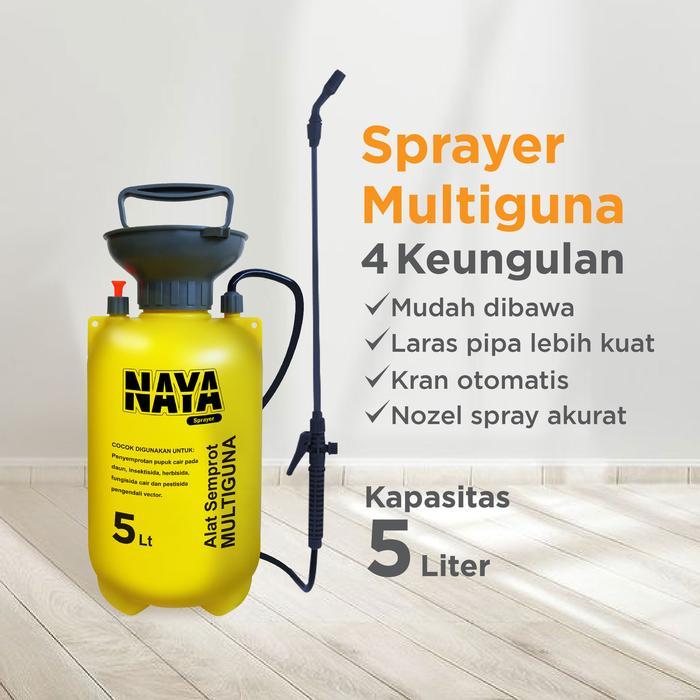 Hand Sprayer - Alat Semprotan - Semprotan Hama - Desinfektan - 5 Liter - 5 Liter