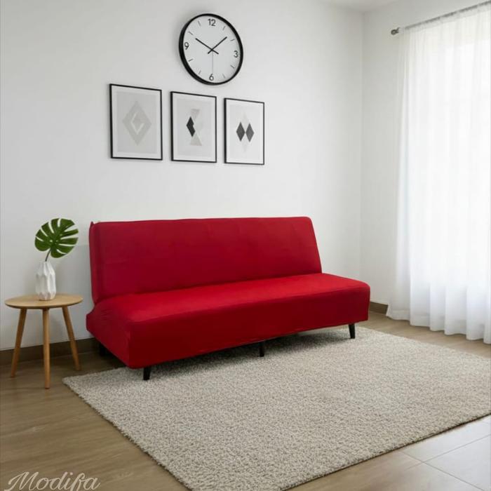 Sarung pelindung sofa bed Informa stretch / Size: M n L / Modern cover sofa bed elastis / Anti kotor