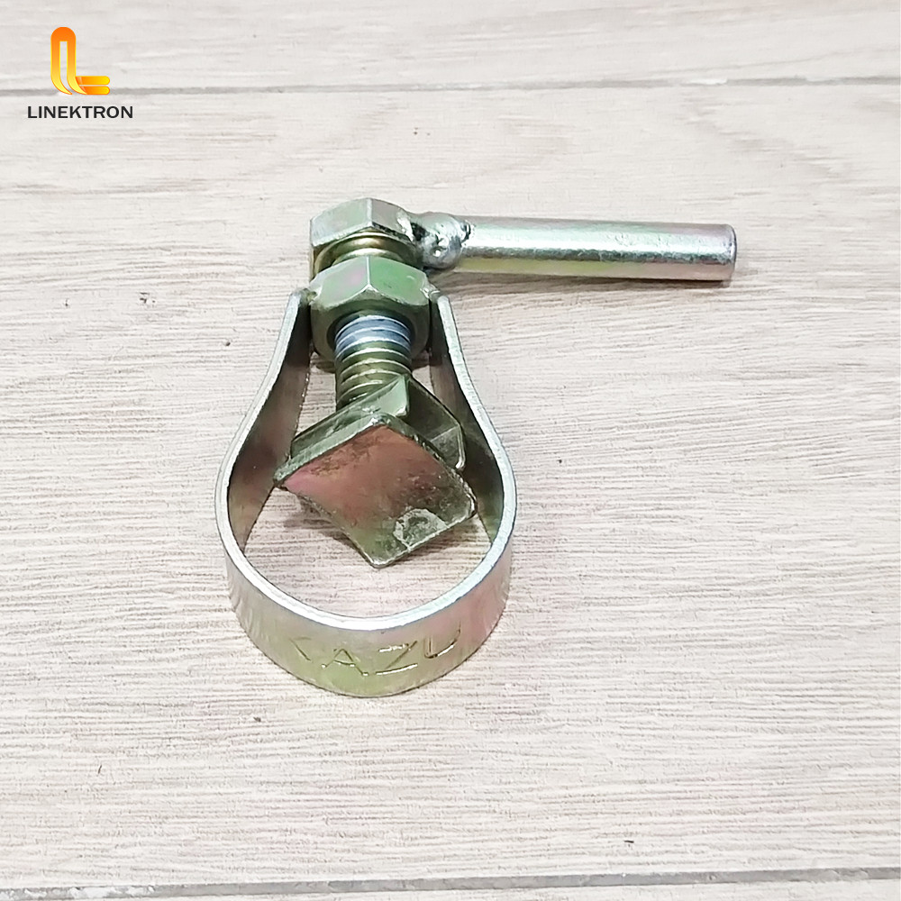 KLEM PIPA SAWIT UKURAN 38 / KLEM BESI FIBER PIPA EGREK AGREK SAWIT UKURAN 38 BAHAN BESI TEBAL