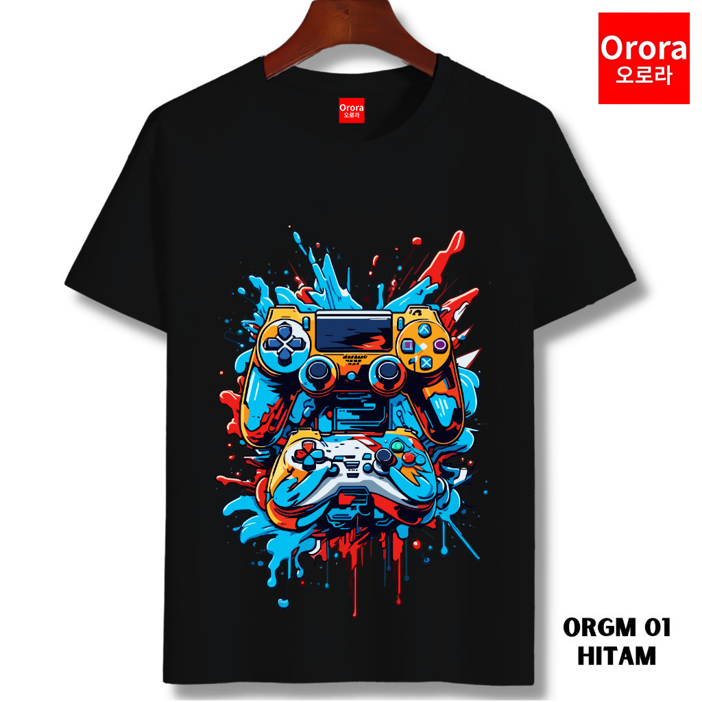 Orora Kaos Distro Premium Stik Games Gaming Player Playstation  - Baju Atasan Sablon Pria Wanita War