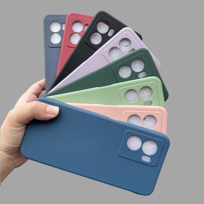 Soft Case Realme Narzo 50 5G Silikon Candy Macaron Bludru