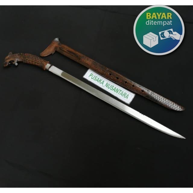 COD Pisau sembelih barlen ukiran macan panjang Perkakas Koleksi RF golok macan panjang asli 82cm ter