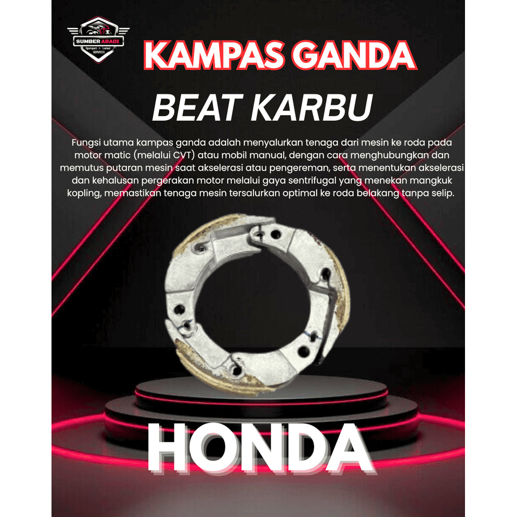 Honda Kampas Ganda Beat Karbu