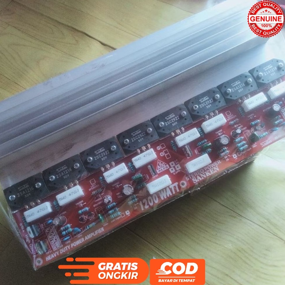 KIT BOXER POWER 1200W 1200 WATT SANKEN SUPER STEREO