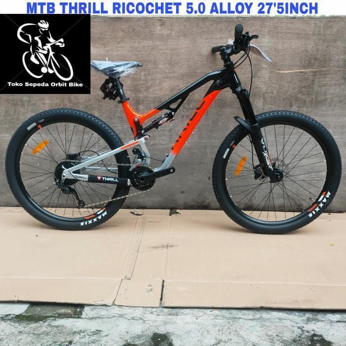 CUCI GUDANG Khusus gojek/grab)Sepeda Gunung MTB Thrill Ricochet 5.0 Alloy 27'5Inch