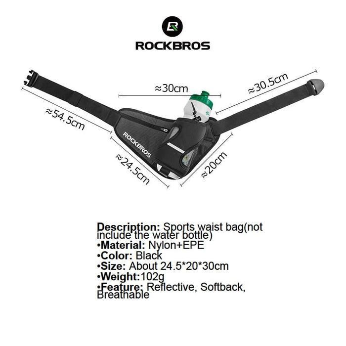 Tas Pinggang Olahraga Lari Rockbros D36 Tas Olah Raga Sport Running Promo 