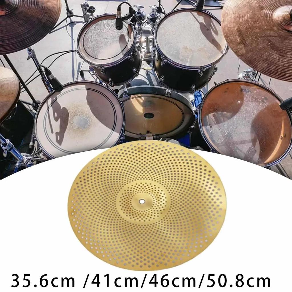 Drum Cymbal Percussion Accessory Quiet Drum Cymbal, Practice Cymbal, Low Volume