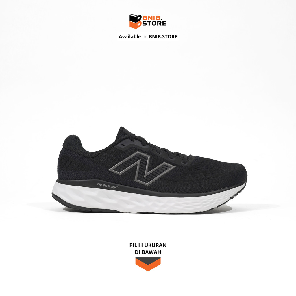 Sepatu Lari Pria NB Fresh Foam X EVOZ v4 Black White Original