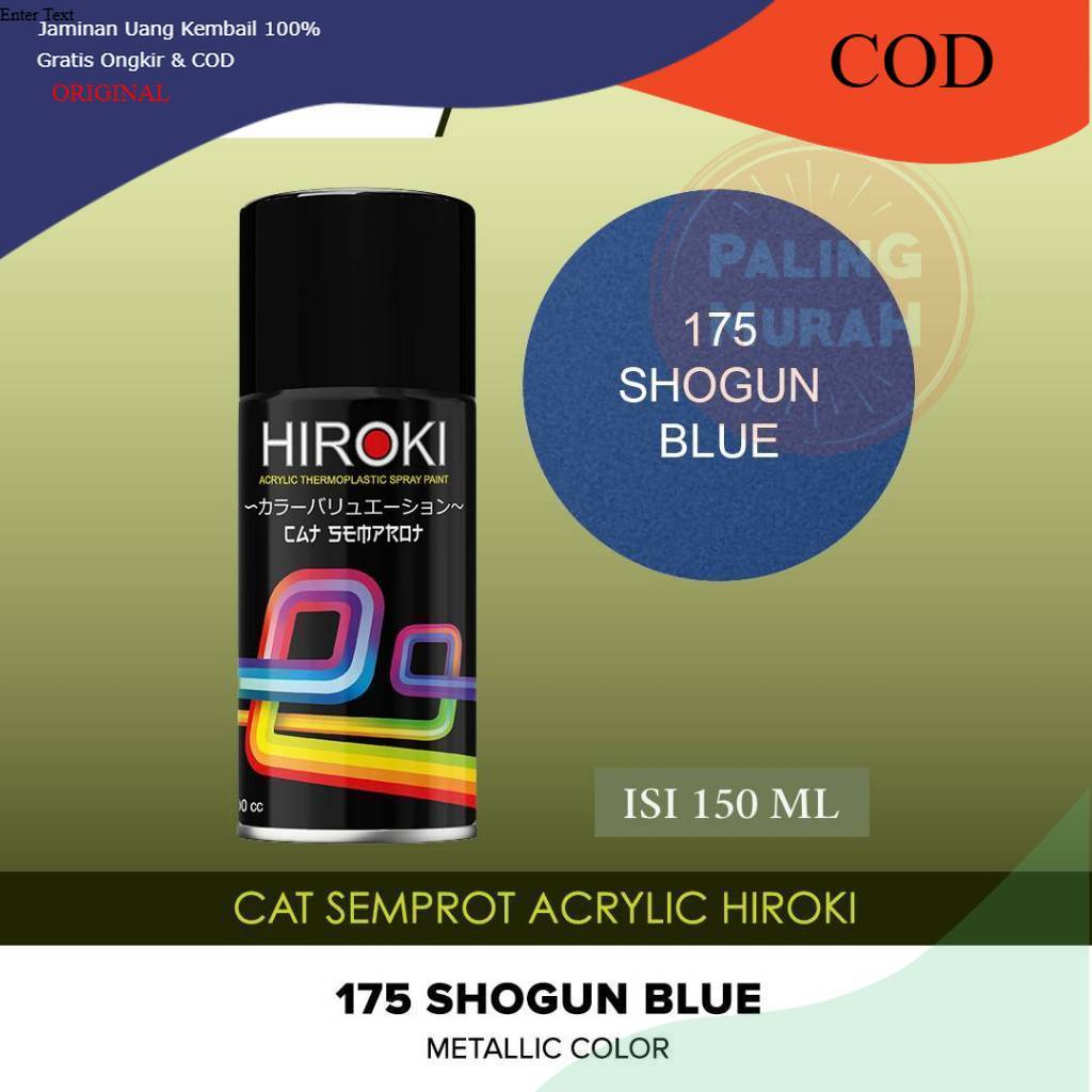 SHOGUNZ Pilok Semprot Pilok Motor Pilox Cat  Paint Shogun Blue 175