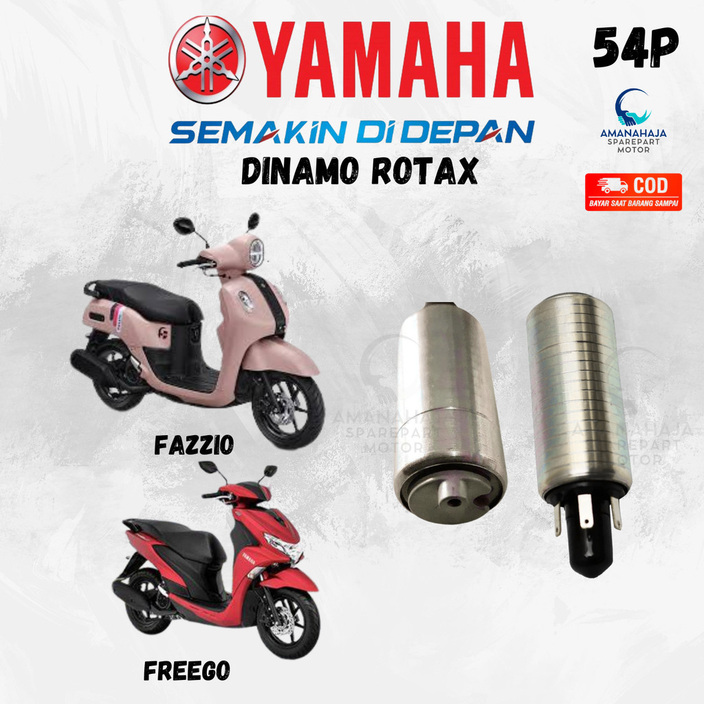 (GARANSI) ORI DINAMO FUEL PUMP ROTAX FREEGO FIAZZIO (54P) | ROTAK | SPAREPART ORIGINAL SUKU CADANG S