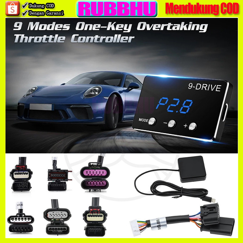 F1 898/F1 852/F1 821 Throttle Controller Mobil Pengendali Throttle Elektronik 9-Drive Pengontrol Aks