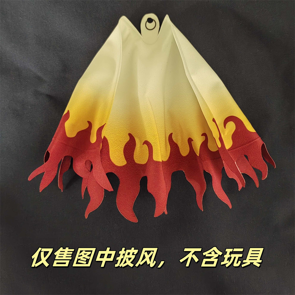 Demon Slayer 1/12 Male Soldier Anime BUZZmod Kyojuro Rengoku Flame Hashira Cape Cloak  For 6in Actio