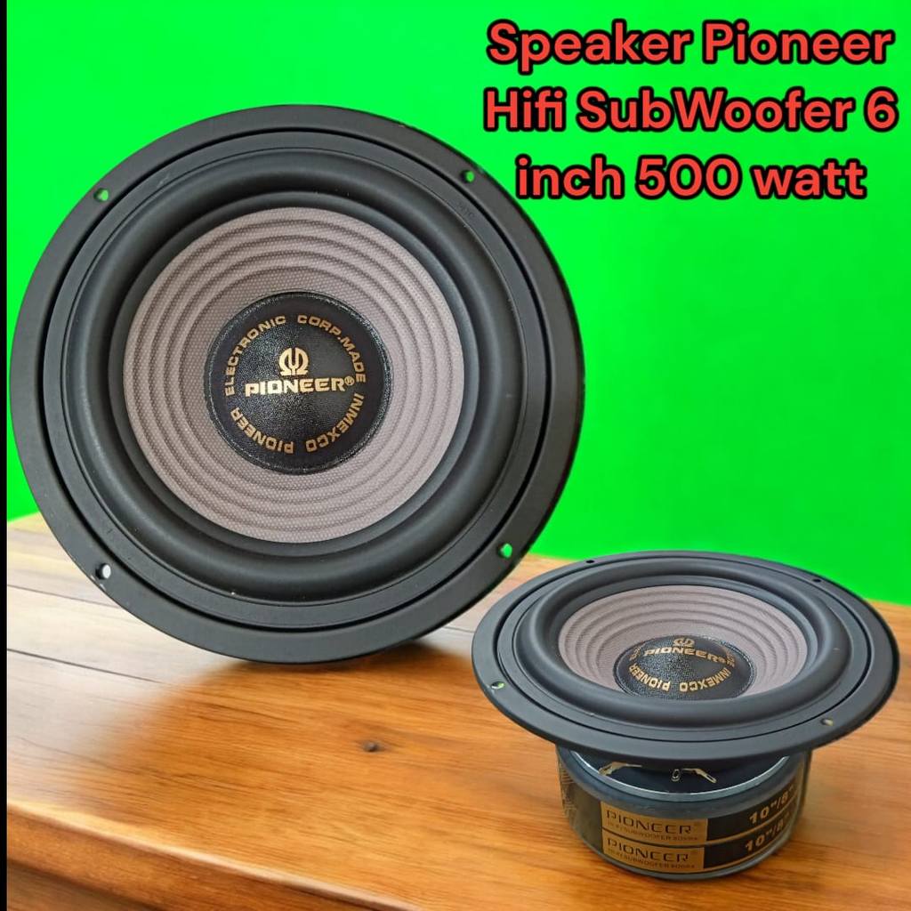 Promo Komponen Speaker Pioneer Hifi  SubWoofer  6 Inch Voice Coil 2 inch