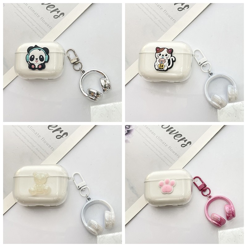 Luxury For Realme Buds Air6 pro Case /air 6 /air6Pro Silicone Transparent Earphone Cover For Realme 