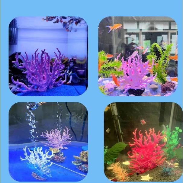 Hiasan Aquarium Laut Karang Artificial Ornamen Replika Terumbu Karang Aquascape Aquarium Reef Tank