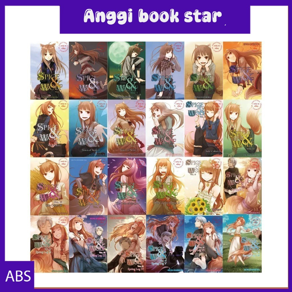 Spice and Wolf (light novel) (24 book series)