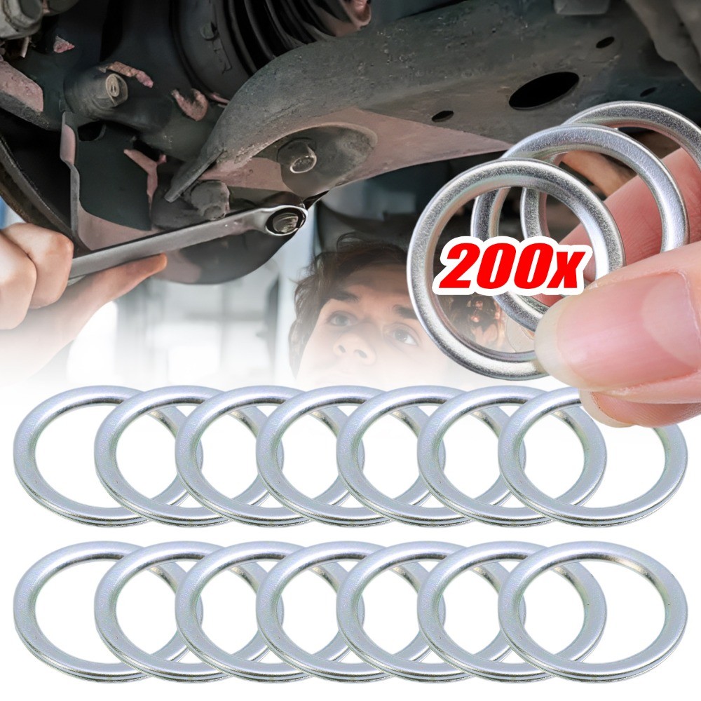 Iron Car Oil Pan Gasket for Toyota Rear Axle Housing Filler Plug Car Transmission Drain Plug Leakpro