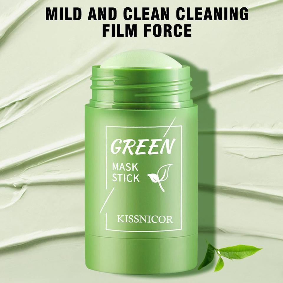 Green Tea Face Cleansing Mask Stick Shrink pores Deep Blackhead Remover facial Cleansing Moisturizin