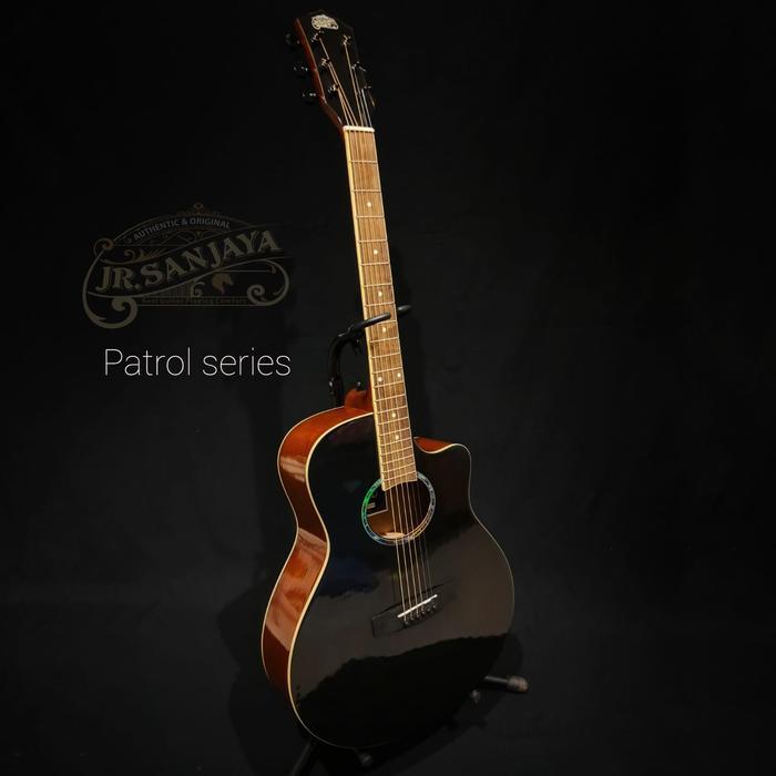 GITAR AKUSTIK/AKUSTIK ELEKTRIK ORIGINAL JR.SANJAYA PATROL 01 - Akustik, Plus tas