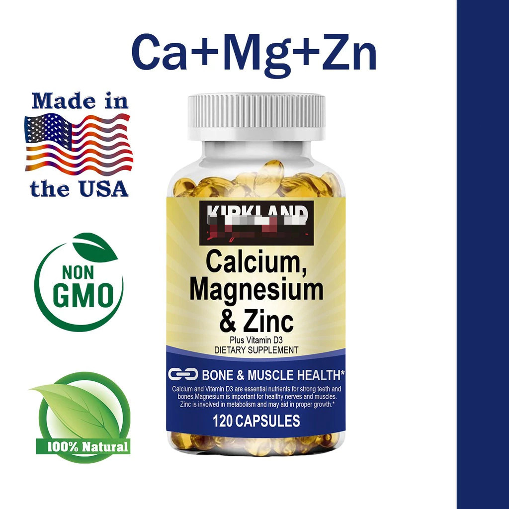 Calcium Magnesium Zinc + Vitamin D3 | Suplemen Kesehatan Tulang & Otot