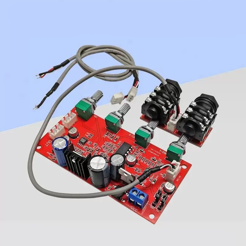 MODUL mikrofon PT2399 reverb dengan efek pre amplifier DIGITAL ECHO DISPLAY super N E5532