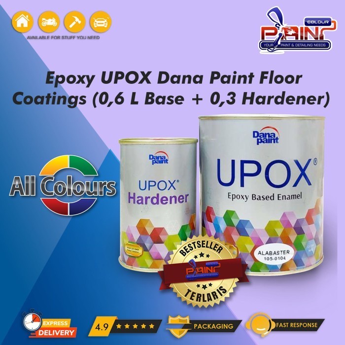 Kayu|| Cat Lantai Epoxy UPOX Dana Paint All Colour - Floor Coatings