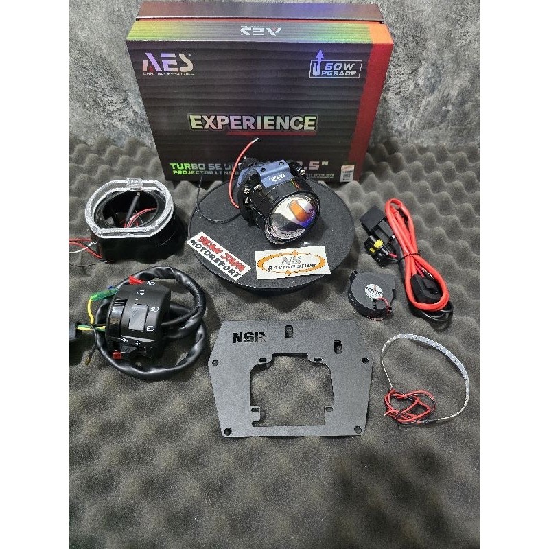PAKET BILED AES TURBO SE EXPERIENCE 60WATT SCOOPY NEW