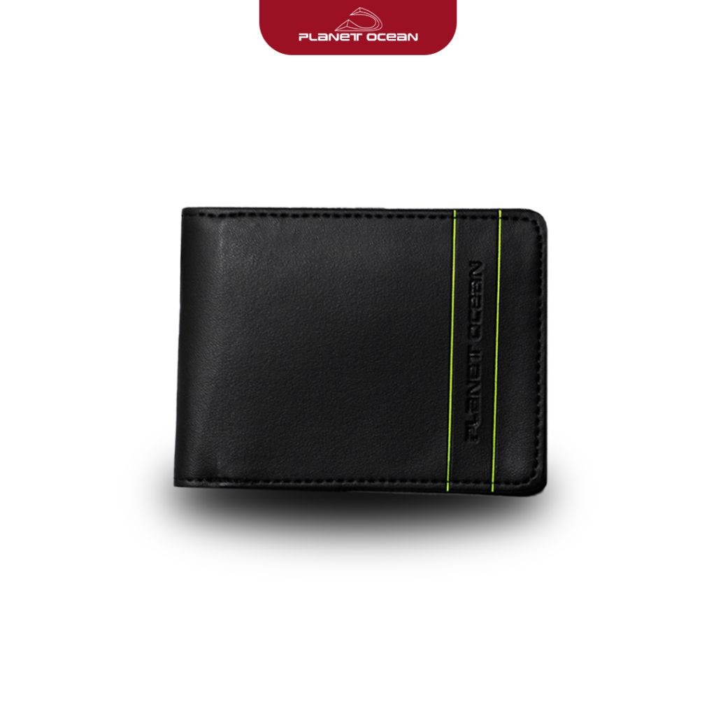 Theias|| PLANET OCEAN - Dompet Pria PVC Kulit Premium Lipat Waterproof - DPO 303581