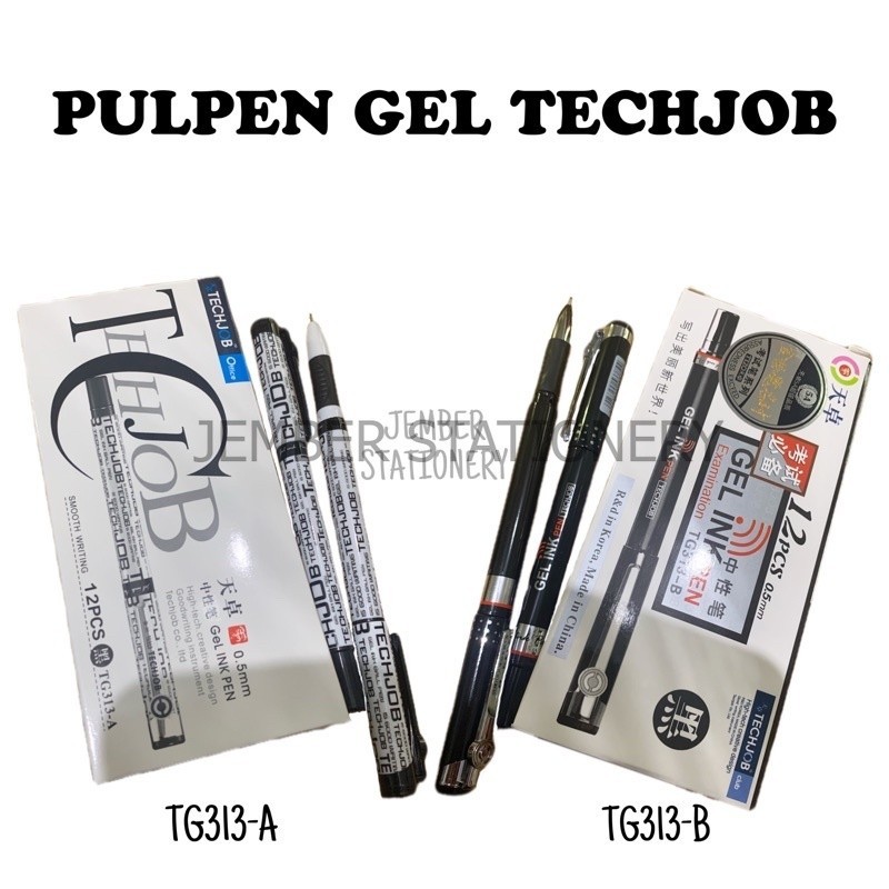 (12pcs) Bolpen Techjob TG313-A | TG313-B