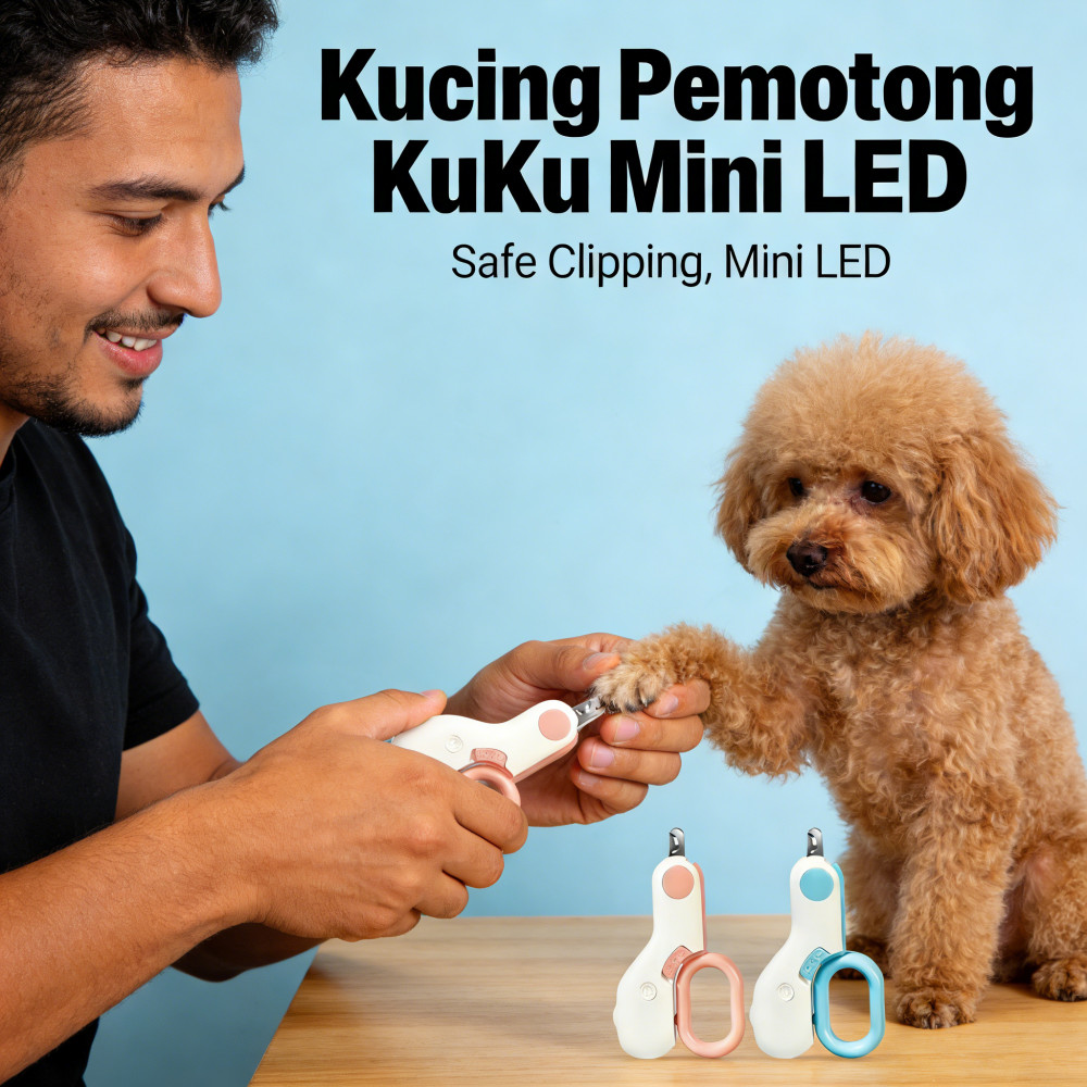 Kucing Anjing Kuku KuKu Pemotong Gunting Kucing Pet Nail Clipper Kelinci Aesthetic LED Kuku Gunting 