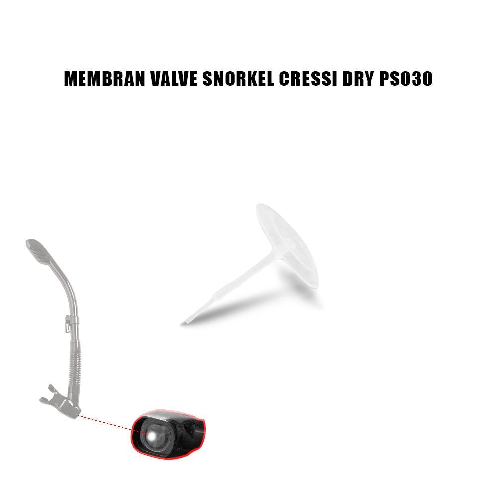 Membran Valve Snorkel Cressi Dry PS030 / Membran / Silicone Untuk Snorkel Cressi Dry / Tutup Snorkel