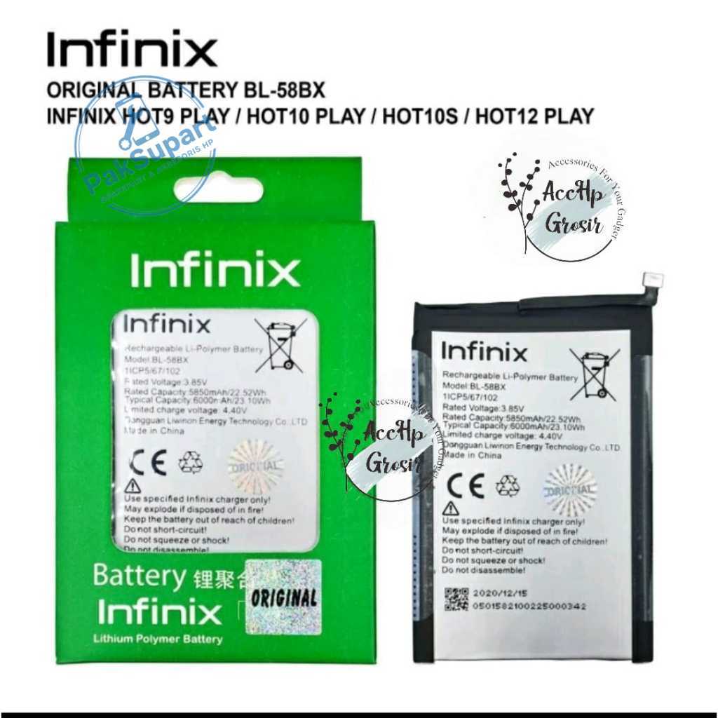 Batere Baterai Battery Batre infinix Hot 9 Play Hot 10s Hot 10 Play Hot 11 Play Hot 12 Play Hot 30 P