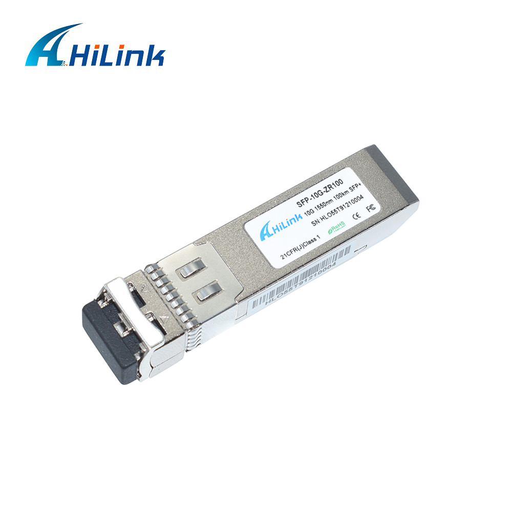 P-Free Shipping SFP+ 10GB 1550nm ZR 100KM Duplex LC Connector SFP-10G-ZR-100KM