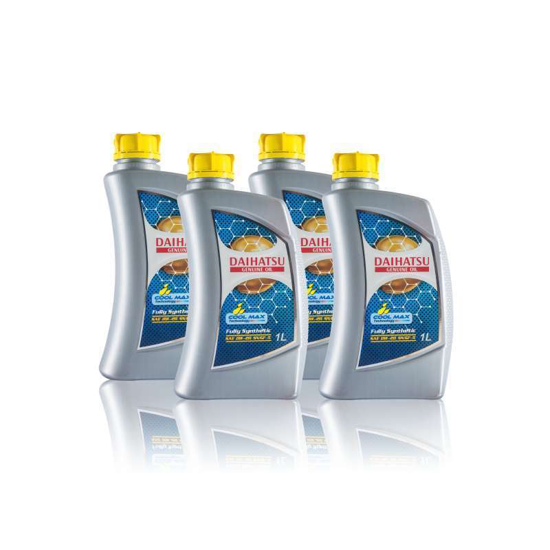 Ready Daihatsu Genuine Oil 0W-20 API SN-GF-5 Fully Synthetic Oli Mobil [4 Liter] Terlaris