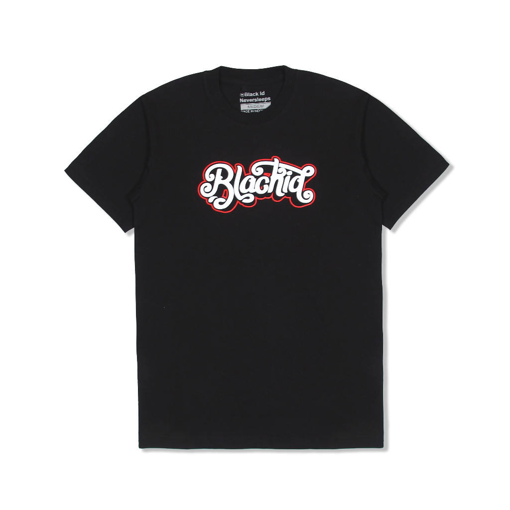 Black ID - T Shirt Pria Lengan Pendek Hitam | Ts Liquids