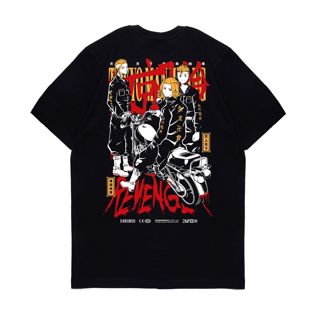 KIZARU Kaos Anime Tokyo Revengers TOUMAN Kaos Pria