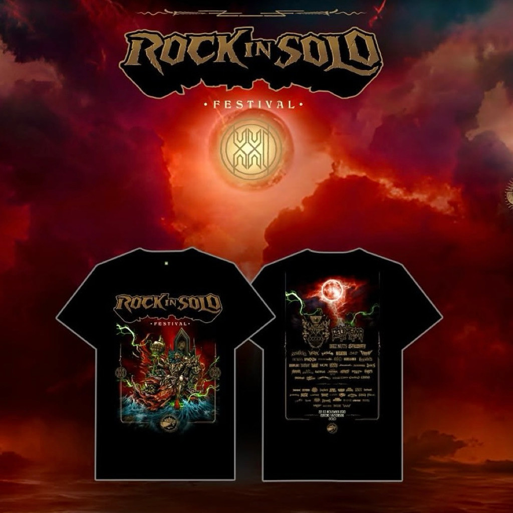 OFFICIAL MERCHANDISE ROCK IN SOLO 2025