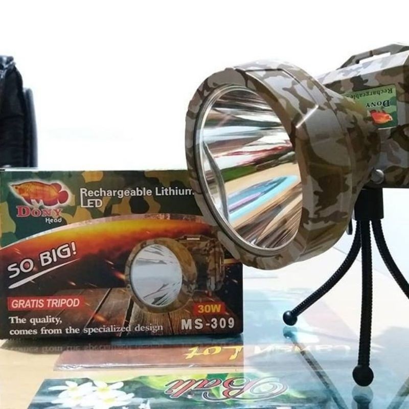 DONY Senter Kepala Dony MS-309 SO BIG - Cahaya Kuning & Putih ( BISA COD )