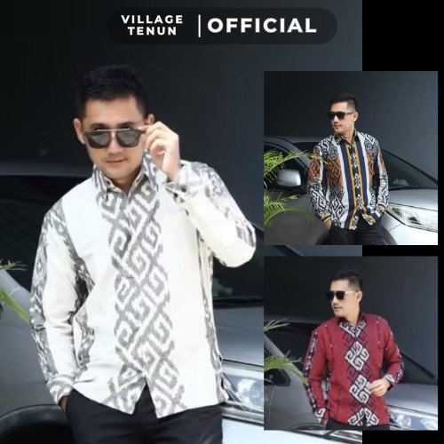 KEMEJA BATIK PRIA KONDANGAN | KEMEJA PRIA KANTOR | KEMEJA ACARA FORMAL | KEMEJA NATAL