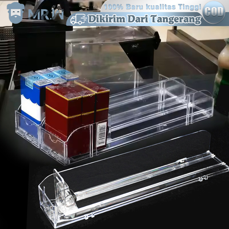 Pusher Rokok 28cm Tempat Rokok Rak Rokok Pusher Display Akrilik