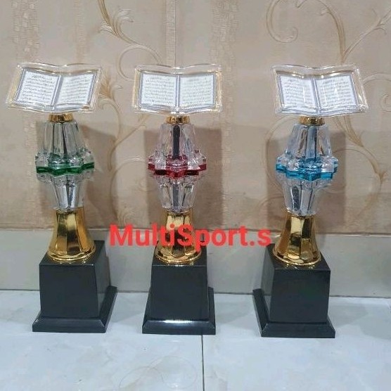 PIALA TROPHY BUKU AL-QUR'AN AKRILIK 1 SET 123
