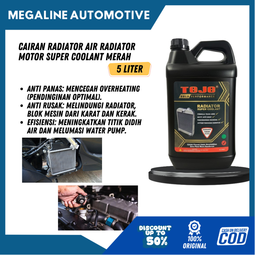 Air Radiator Mobil Super Coolant 5 Liter