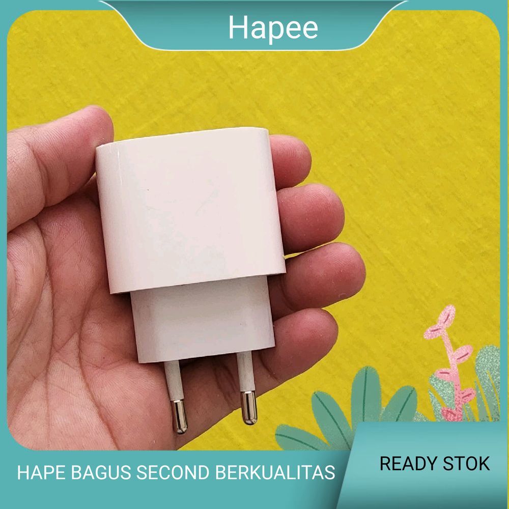 Charger Adaptor IPHONE 15 pro max 20w original Copotan (Second preloved Terawat)