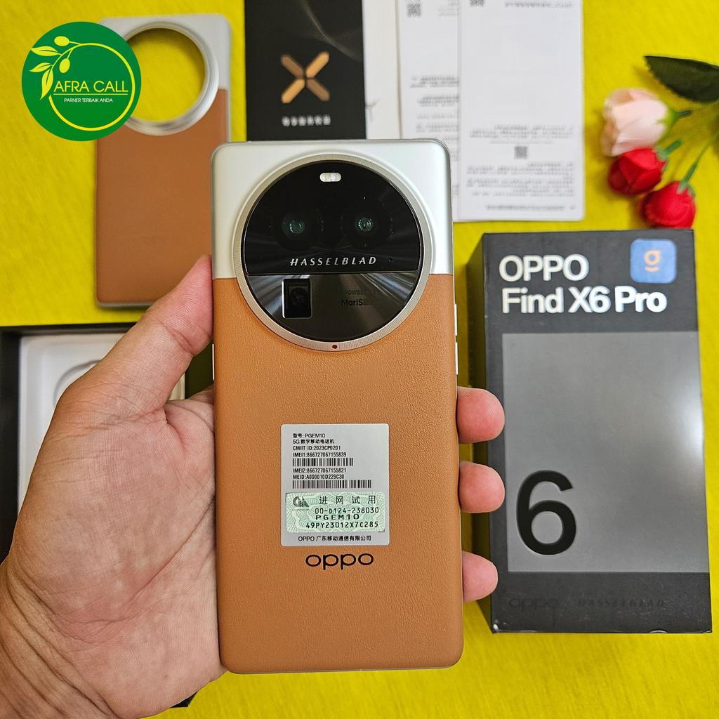 OPPO FIND X6 PRO 5G RAM 16/256 GB IMEI BEACUKAI [Second terawat preloved]