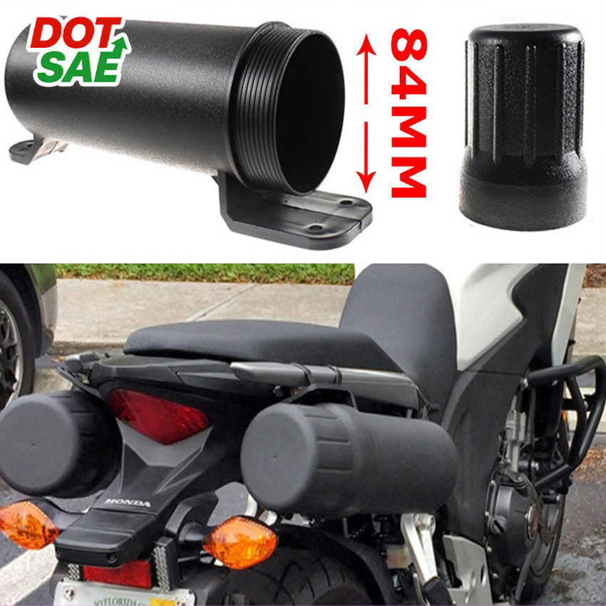 DOT SAE Tabung Motor Motorcycle Trail Tool Box Holder Bottle Kotak Alat Motor Trail Waterproof Tool 