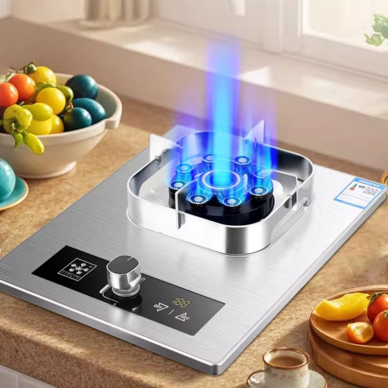 Gas stove single stove household liquefied gas natural gas desktop embedded energysaving stove