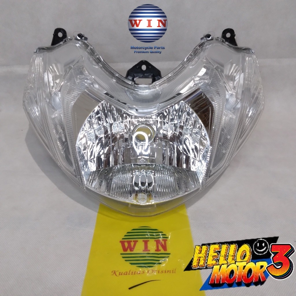 Lampu Depan Mio 125 M3 2014 2015 2016 2017 2018 2019 | reflektor headlamp WIN | front head lamp senj