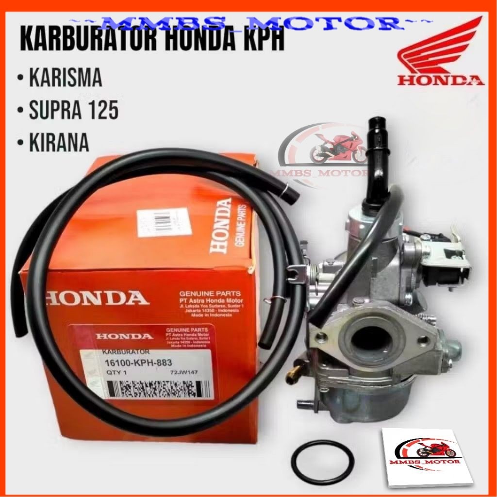 Karburator Honda Kharisma  Supra 125 Kirana Karburator Assy Supra x 125 Kharisma Kirana KPH